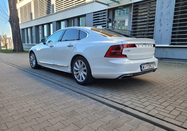Volvo S90 cena 139000 przebieg: 72000, rok produkcji 2019 z Warszawa małe 352